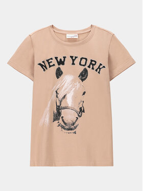 Coccodrillo Coccodrillo T-shirt WC4143205VGA Beige Regular Fit