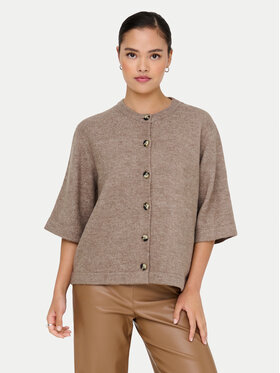 ONLY ONLY Strickjacke Camilla 15348772 Braun Regular Fit