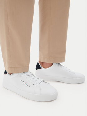 Tommy Hilfiger Tommy Hilfiger Sneakers Th Court Lth Detail Ess FM0FM05367 Weiß