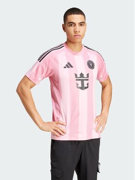 adidas adidas Koszulka techniczna Inter Miami CF 25/26 Messi Home Jersey Różowy Slim Fit