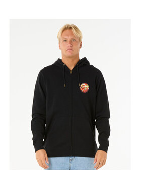 Rip Curl Rip Curl Bluza Wettie Passage Icon Zip Thru Czarny Standard Fit