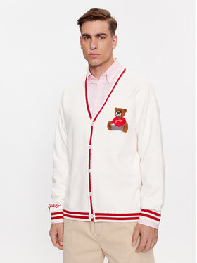 Guess Guess Kardigan Liam M4RR26 Z2ZK2 Bílá Regular Fit