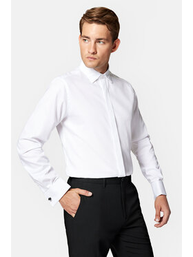 Lancerto Lancerto Koszula Cobie KO073123000029 Biały Slim Fit
