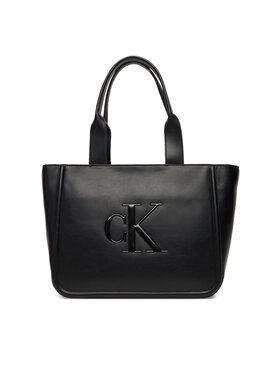 Calvin Klein Calvin Klein Τσάντα Bold Ck Medium Tote LV04F3218G Μαύρο