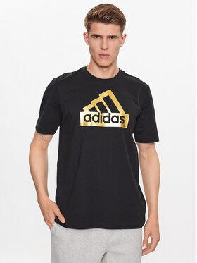 adidas adidas T-Shirt II3468 Czarny Regular Fit