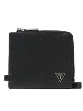 Guess Guess Гаманець для монет Certosa Saffiano Smart Slg SMECRS LEA82 Чорний