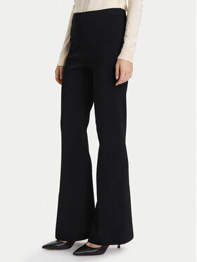 TWINSET TWINSET Hlače iz tkanine 252TP3206 Črna Flare Fit