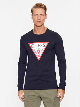 Guess Guess Longsleeve Original Logo M2YI31 I3Z14 Bleumarin Slim Fit