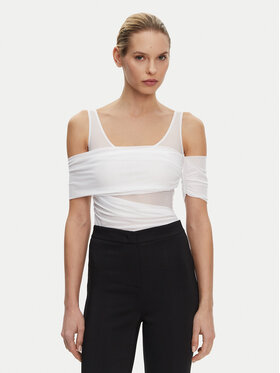 PINKO PINKO Body Bella 104832 A2H1 Weiß Regular Fit