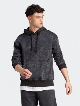 adidas adidas Mikina ALL SZN Garment-Wash IJ6929 Čierna Loose Fit