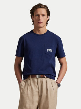 Polo Ralph Lauren Polo Ralph Lauren T-Shirt 710974585001 Σκούρο μπλε Custom Slim Fit