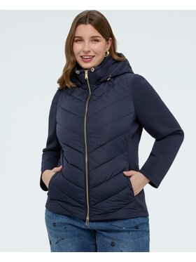 Fiorella Rubino Fiorella Rubino Giubbotto piumino F058T001492N034 Blu A-Line Fit