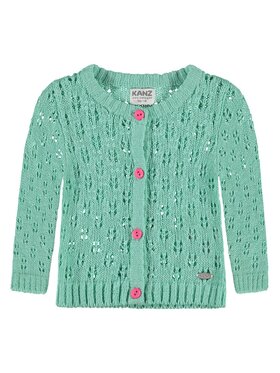 Kanz Kanz Sweter 1712157-5242 Zielony Basic Fit