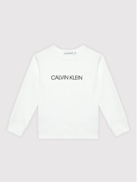 Calvin Klein Jeans Calvin Klein Jeans Bluză Unisex Institutional Logo IU0IU00162 Alb Regular Fit