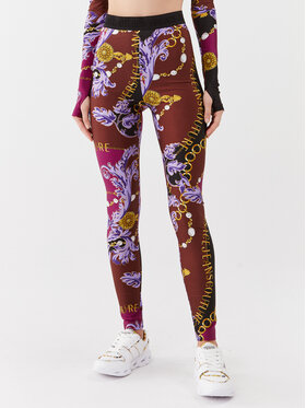 Versace Jeans Couture Versace Jeans Couture Leggings 75HAC101 Lila Slim Fit