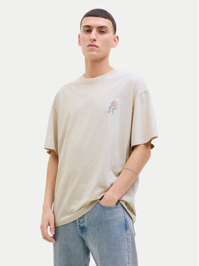 Jack&Jones Jack&Jones Marškinėliai Charge 12269384 Smėlio Relaxed Fit