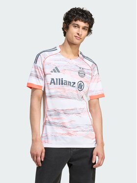 adidas adidas Koszulka techniczna FC Bayern Biały Slim Fit