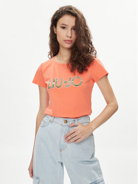 Liu Jo Liu Jo Tricou VA4105 JS003 Portocaliu Regular Fit