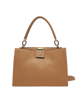 Tommy Hilfiger Tommy Hilfiger Torebka Th Her Mini Tote AW0AW17190 Brązowy