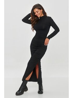 Makadamia Makadamia Sukienka wieczorowa M841 Czarny Shaped Fit