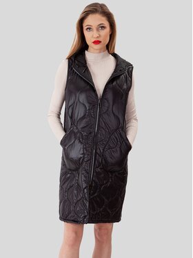 Perso Perso Kurtka damska BLE225302F Czarny Regular Fit
