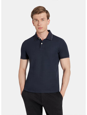 Pako Lorente Pako Lorente Polo P25WF-TX-003 Granatowy Classic Fit