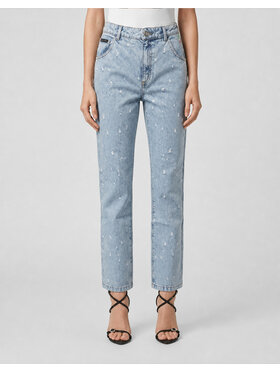 PHILIPP PLEIN PHILIPP PLEIN Jeansy 31767 Modrá Straight Fit