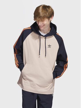 adidas adidas Μπλούζα SST Hooded Windbreaker IC5537 Καφέ Regular Fit