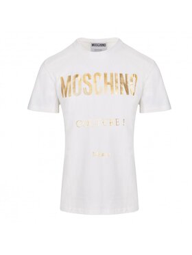 MOSCHINO MOSCHINO T-Shirt J0707 5240 1002 Biały Regular Fit