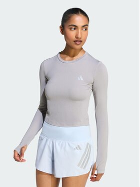 adidas adidas Koszulka techniczna 159337 Szary Fitted Fit