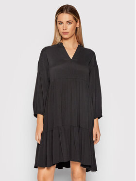 Selected Femme Selected Femme Kasdieninė suknelė Freja 16080842 Juoda Regular Fit