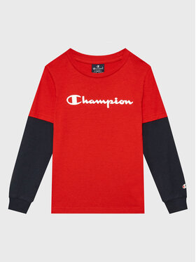 Champion Champion Bluză Script Logo 305367 Roșu Regular Fit