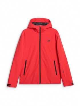 4F 4F Kurtka narciarska SKIWEAR Czerwony Regular Fit