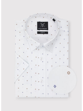 Pako Lorente Pako Lorente Koszula P25SF-1K-014 Biały Slim Fit