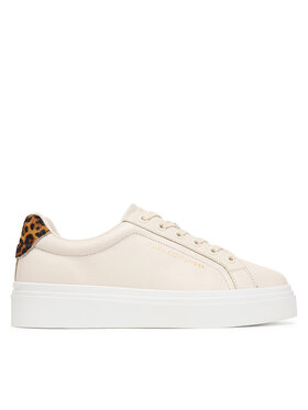 Tommy Hilfiger Tommy Hilfiger Tenisice Th Feminine Platform Cheetah FW0FW09693 Svijetlo bež