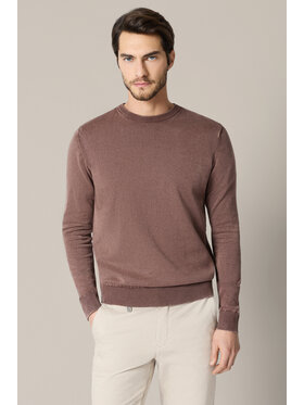 Lancerto Lancerto Sweter Gustan SW073225000070 Brązowy Regular Fit