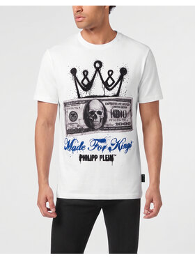 PHILIPP PLEIN PHILIPP PLEIN T-shirt 31614 Bianco Regular Fit