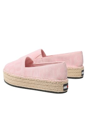 Tommy Jeans Espadrile Logomania Espadrille EN0EN02079 Roza