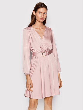 Rinascimento Rinascimento Sukienka koktajlowa CFC0110678003 Różowy Regular Fit