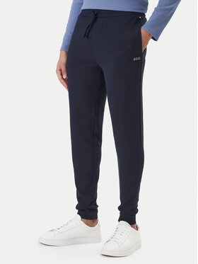 BOSS BOSS Pantaloni trening Waffle 50535878 Bleumarin Regular Fit