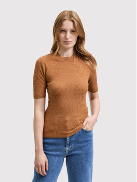 Selected Femme Selected Femme Halenka Darina 16085470 Hnědá Slim Fit