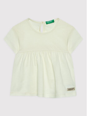 United Colors Of Benetton United Colors Of Benetton Každodenné šaty 3I1XG101Y Béžová Regular Fit