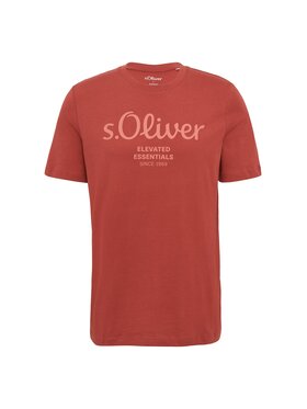 s.Oliver s.Oliver T-Shirt 28252 Czerwony Comfort Fit