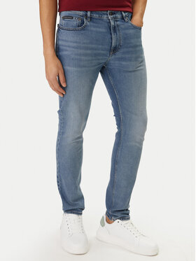 Calvin Klein Calvin Klein Jeansy LV04RF950G Modrá Slim Taper Fit