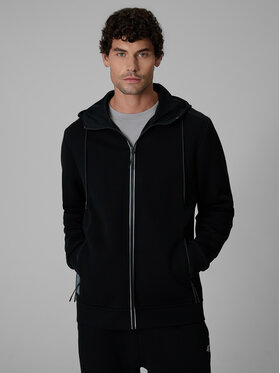4F 4F Bluza NIGHT RUN Czarny Regular Fit