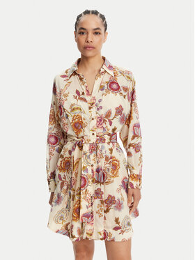 Devotion TWINS Devotion TWINS Rochie tip cămașă Lemon 025.316G Bej Loose Fit