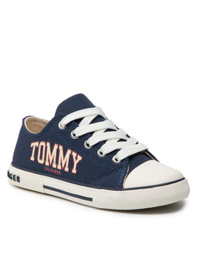Tommy Hilfiger Tommy Hilfiger Plátenky Low Cut Lace-Up Sneaker T3X4-32208-1352 M Tmavomodrá