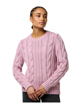 Wrangler Wrangler Sweter 112370799 Różowy Regular Fit