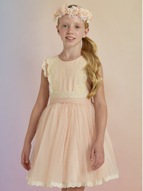 Abel & Lula Abel & Lula Rochie elegantă 5037 Portocaliu Regular Fit