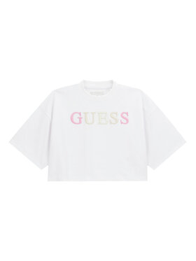 Guess Guess T-shirt J6RI11 KCNQ4 Bijela Oversize